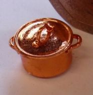 1:24th Scale Copper Casserole