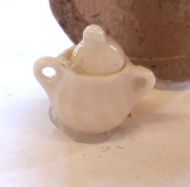 1:24th Scale White China Sugar Bowl