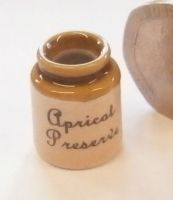 Stoneware Storage Jar - Apricot Preserve