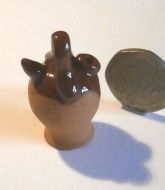 Half Glazed Spouted Jug