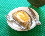 Cooked Kipper on a Plate