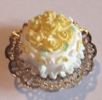 A Lemon Rose Cake