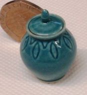 Ceramic Storage Jar - Blue