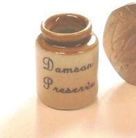 Stoneware Storage Jar - Damson Preserve