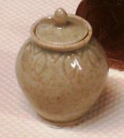 Ceramic Storage Jar - Grey