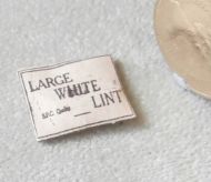 Packet of Large White Lint