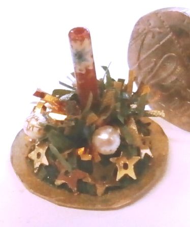 Christmas Candle Table Decoration