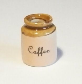 Stoneware Storage Jar - Coffee