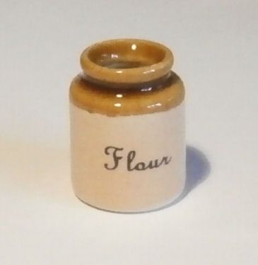 Stoneware Storage Jar - Flour