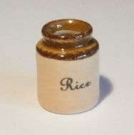 Stoneware Storage Jar - Rice